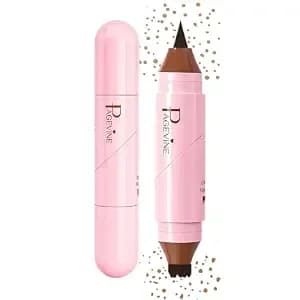 Freckle Pen & Freckle Stamp Makeup, Natural Lifelike Faux Freckles, Brown - Quick Dry,Long-Lasting,Smudge-Proof,Waterproof Freckle Pen