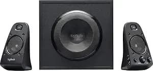 Logitech z623 400 Watt Home 2.1 Speaker System - Black - 400 Watt, 2.1-Channel, Powerful Bass, Home Audio System