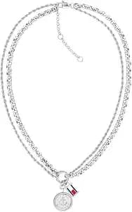 Tommy Hilfiger Women’S Anchor Pendant Necklace With Rope Detail