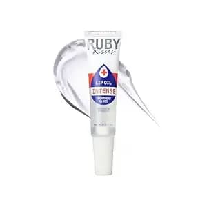 Ruby Kisses Hydrating Lip Oil Intense Treatment Gloss (1 Pack), Deep Hydrates & Heals With Natural Oils, Natural Shine Lip Care, Moisture, Repair & Protect With Antioxidants