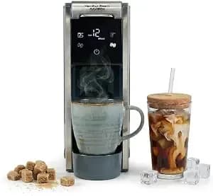 Hamilton Beach Flexbrew Advanced 4-In-1 Single Serve Coffee Maker - Hot & Iced Coffee Maker - Removable 45 Oz. Reservoir - Uses Pod Packs & Grounds - Fast Brewing - Kitchen Makeover Blue