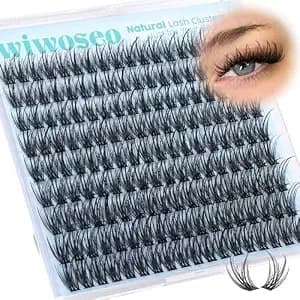 Lash Clusters Natural 12-14-16mm Eyelash Clusters Wispy C Curl 162pcs - Cluster Eyelash Extensions Diy Lash Extension Individual Eye Lash Clusters With Thin Lash Band