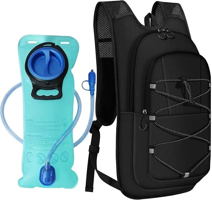 Miycoo Hydration Backpack - Hiking Water Backpack With 2l Water Bladder - Running Hydration Vest Backpack For Men Women, Lightweight Hydration Pack For Hiking, Cycling, Climbing