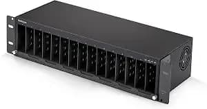 Startech.Com 15-Slot Unmanaged Media Converter Chassis, 19in Rackmount For Mcm Media Converter Series, Active Cooling, Taa