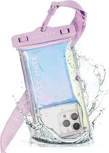 Case-Mate Soap Bubble Mini ip68 Waterproof Phone Pouch - Iridescent