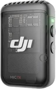 Dji Mic 2 Transmitter (Shadow Black), Wireless Microphone With Intelligent Noise Cancelling, 14-Hour Internal Recording, 6-Hour Battery, Magnetic Attachment, Bluetooth Microphone, Youtube, Vlogs - 6-Hour Battery, Audio, 14-Hour Internal Recording, Wireles