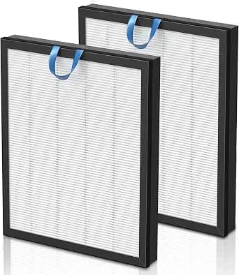 Vital 200s Replacement Filter For Levoit Vital 200s-P Air Purifier - High-Efficiency Activated Carbon, Vital 200s-Rf For Pet Odors, Smoke, Pollen, Lrf-v201-Wus, 2 Pack, White