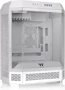 Thermaltake Tower 600 Snow Mid-Tower Atx Case; 3 Tempered Glass Panels; Hidden-Connector Motherboard Support; Rotational Pci-E Slots; Ca-1z1-00m6wn-00; 3 Year Warranty