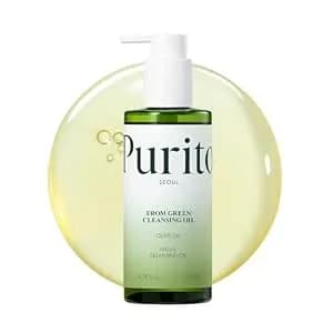 Purito From Green Cleansing Oil For Sensitive Skin, 6.76 Fl.Oz - Fragrance-Free Makeup Remover, Face & Eyes, Gentle Vegan Oil Cleanser, Waterproof Makeup Remover, Cruelty-Free