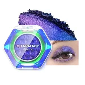 Charmacy Multichrome Cream Eyeshadow, Intense Color Shifting Creamy Eye Shadows, Highly Pigmented, Metallic Shimmer Eyeshadow, Bright Highlighter Duochrome Eye Make Up, Multi-Reflective Finishes #04