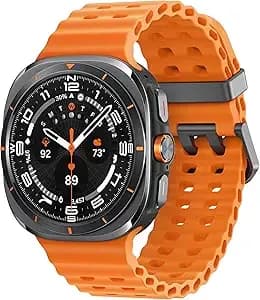 Samsung Galaxy Watch Ultra (2025) 47mm Lte Smartwatch, Titanium Casing, Advanced Sleep Coaching, Running Coach, Energy Score, Heart Rate Tracking, Gps, Titanium Gray (Renewed)