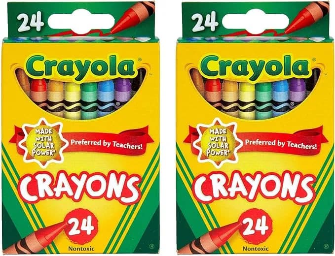 Crayola Crayons 24 Ct (Pack Of 2)