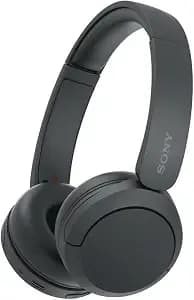 Sony Wh-ch520 Wireless On-Ear Bluetooth Headphones With Microphone, Black - Comfortable Lightweight Design, Up To 50 Hrs Battery With Quick Charging, Multipoint Connection, Clear Calls, Swivel Design