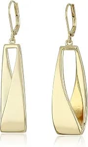 Anne Klein Women'S Drop Orbital Earrings, Modern Statement Fashion Jewelry For Everyday, Office, And Evening Wear