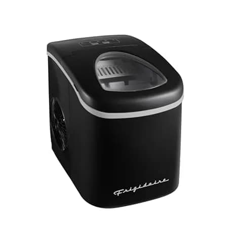 Frigidaire efic128amzblk Compact Countertop Ice Maker, 26 Lb Per Day, Black