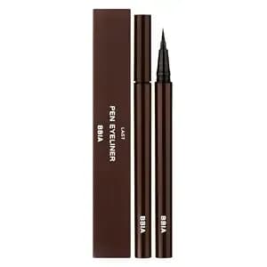 Bbia Last Pen Eyeliner - Waterproof Liquid Pen Eye Liner Long-Lasing Quick Dry Multi-Proof Easy Drawing Ink Tank Type With Precise & Flexible Fine Brush No-Skip Korean Eye Makeup (02 Sharpen Brown)