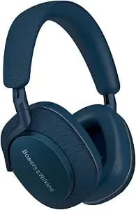 Bowers & Wilkins px7 s2e Over-Ear Headphones, Bluetooth Headphones Over Ear With Enhanced Noise Cancellation, Transparency Mode, Crystal-Clear Calls, 30-Hour Battery Life, Ocean Blue