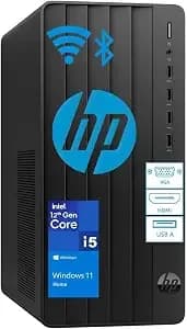 Hp Desktop Computer Tower Pc, Intel i5-12500t 6-Core, 16gb Ram, 256gb Ssd