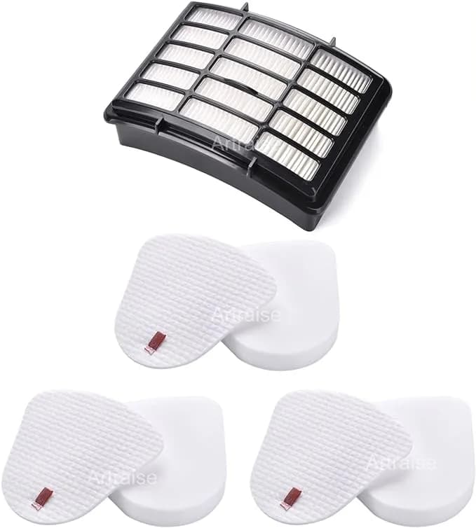 Artraise 1+3 Pack Filters For Shark Vacuum Filter Replacement, Fit Navigator Lift Away nv350 nv351 nv352 nv355 nv356e nv360 nv370 uv440 uv490 uv540 cu500 Cleaner, Compare To Parts xff350 & xhf350