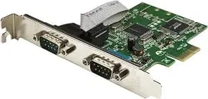 Startech 2-Port Pci Express Serial Card, Taa Windows Compatible (pex2s1050) - rs232 Low Profile Serial Card, With 16c1050 Uart