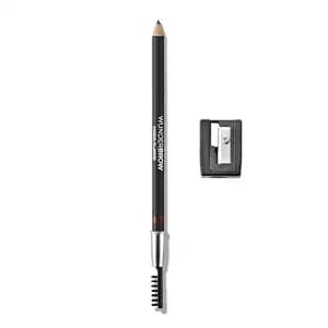 Wunderbrow Micro-Classic Brow Pencil, 2.5mm Tip For Precision Filling, Sharpener Included, Vegan And Cruelty Free (Black/Brown)