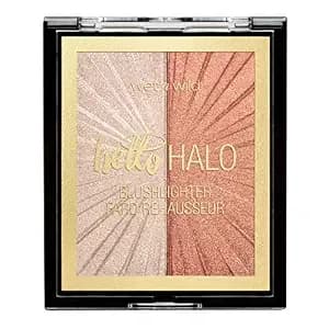 Wet N Wild Megaglo Blushlighter, Blendable Blush & Highlighter Set, Shimmery Metallic Finish, Highlight Bling