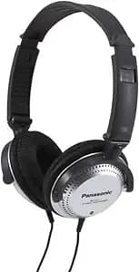 Panasonic Stereo Headphones On Ear Headphones With Xbs Port, Integrated Volume Controller And Lightweight Foldable Design - Rp-ht227-K (Black & Silver)