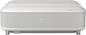 Epson Lifestudio Grand Ultra Short Throw 4k Pro-Uhd Laser Projector - 3600 Lumens Of Color And White Brightness Sound By Bose Technology Google Tv With Gemini 3-Chip 3lcd Technology Hdr, White