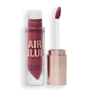 Revolution Air Blur Matte Liquid Lipstick, Black Cherry Cool-Toned Mauve - Long-Lasting Lip Color, Face Makeup, Vegan & Cruelty-Free, 0.11 Fl Oz