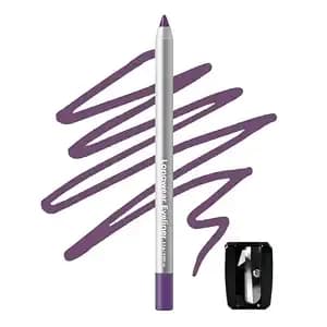 Deep Purple Plum Eyeliner Pencil, Smooth No Tugging，Ideal For Mature Skin - Waterproof,Smudge-Proof,Long Lasting,Creamy Formula,High-Pigmented,Built-In Sharpener