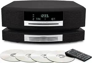 Bose Wave Music System With Multi-Cd Changer - Graphite Grey (Black), Compatible With Alexa Amazon Echo (Renewed)