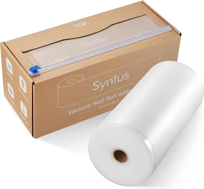 Syntus 11" X 150' Vacuum Sealer Bags For Food Seal Rolls With Cutter
