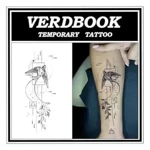Waterproof Temporary Tattoos For Adults, 2 Sheets Cyberpunk - Semi Permanent Tattoos Lasting 7-15 Days Waterproof And Sweatproof Fake Tattoos Realistic Cyberpunk Design For Men And Women