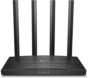 Tp-Link ac1200 Gigabit Wifi Router (Archer a6) - Dual Band Mu-Mimo Wireless Internet Router, 4 X Antennas, Onemesh And Ap Mode, Long Range Coverage