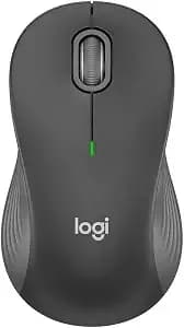 Logitech Signature m550l Standard Size Wireless Mouse Design, Silent Click, Bluetooth Or Usb Connection, Compatible With Windows, Macos, Linux, Chromeos, Ipados And Android - Graphite