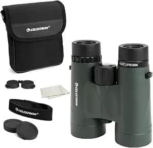Celestron Nature Dx 8x42 Waterproof Binoculars For Bird Watching & Outdoors - Phase-Coated Bak-4 Prisms,Bright Fully Multi-Coated Optics,42mm Objective Lenses,Durable Rubber Armor,Outdoor&Nature Viewing