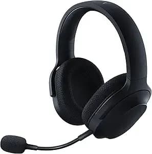 Razer Barracuda X Wireless Gaming & Mobile Headset, Black - 2.4ghz Wireless + Bluetooth, Lightweight, 40mm Drivers, Detachable Mic, 50 Hr Battery