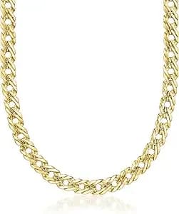 Ross-Simons 14kt Yellow Gold-Plated Curb-Link Necklace. 18 Inches