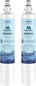 Marriotto Rpwfe (Built-In Chip), Rpwf Refrigerator Water Filter Pack Of 2 - Compatible With Ge Rpwfe Rpwf gfe28gelds, pfe28kynfs, pfe28kynfs, gfd28gelds, gye22hmkes, gfe28gynfs, gfd28gynfs