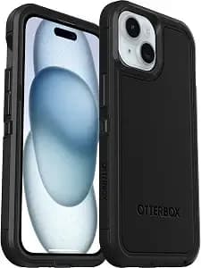 Otterbox Iphone 16e, 15, 14, & 13 Defender Series Xt Case - Black, Screenless, Rugged, Snaps To Magsafe, Lanyard Attachment (Ships In Polybag)