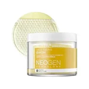 Dermalogy By Neogenlab Bio-Peel Gauze Peeling Lemon - 2-In-1 Physical + Aha Exfoliating Pads With Lemon, Lemongrass & Vitamin C For Smoother, Even-Looking, Glowing Skin, Korean Skin Care 30 Count