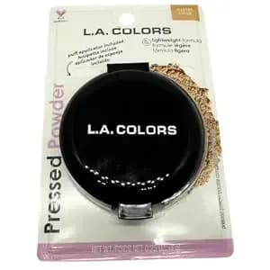 La Colors Pressed Powder Compact – Matte Shine Control Face Powder With Mirror & Applicator – Smooth Natural Finish – Beige