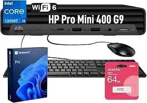 Hp Prodesk 400 Business Mff Desktop,Intel Core i3-13100t,16gb Ram+512gb Ssd