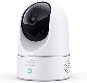Eufy Security Indoor Cam e220, Dog/Pet Camera, Pan And Tilt - 2k Wi-Fi Plug-In, Ai Tracking And Alerts, Night Vision, Homebase 3/Mini/Prof s1 Compatible, Voice Assistant Support