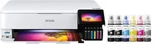 Epson Ecotank Photo Et-8550 Wireless Wide-Format All-In-One Tank Printer - Cartridge-Free 6-Color Wide-Format Photo Print, Scan, Copy; Up To 16 Ppm, 13 X 19 In.; Ideal For Creators And Home Studios