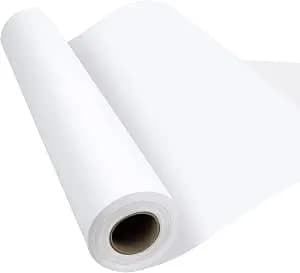 Phinus Craft Paper Roll 15''×354'', Industrial-Grade Kraft Paper Roll, White Easel Paper Roll For Kids For Moving, Gift Wrapping, Wall Art, Tab
