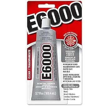e6000 230010 Craft Adhesive, 3.7 Fluid Ounces, Clear