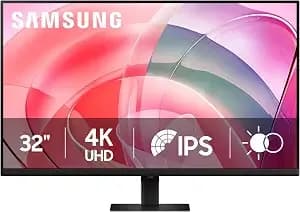 Samsung 32" Viewfinity s7 (s70d) Series High Resolution Monitor - 4k Uhd, Ips hdr10, Hdmi & Dp Port, Tuv-Certified, 2025, ls32d700ebnxgo