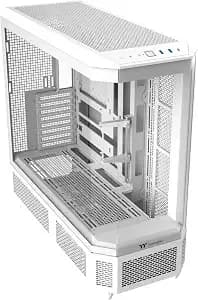 Thermaltake View 600 Tg; Full Tower; 420mm Radiator Support; 480mm Gpu Clearance; Hidden Connector Support; Rotatable Pcie Slots; 220mm Psu Clearance; Snow; Ca-11h-00f6wn-00