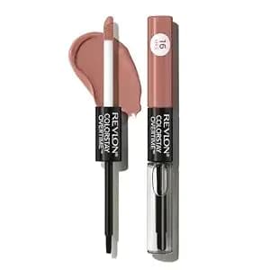 Revlon Colorstay Overtime Lipcolor, 540 Unstoppable Nude, 0.07 Fl Oz - Dual-Ended Liquid Lipstick With Clear Lip Gloss. Moisturizing Ingredients. Won'T Smudge, Bleed Or Feather.
